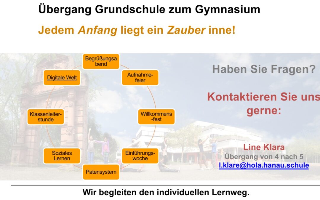 Informationsabend-Übergang Grundschule zum Gymnasium