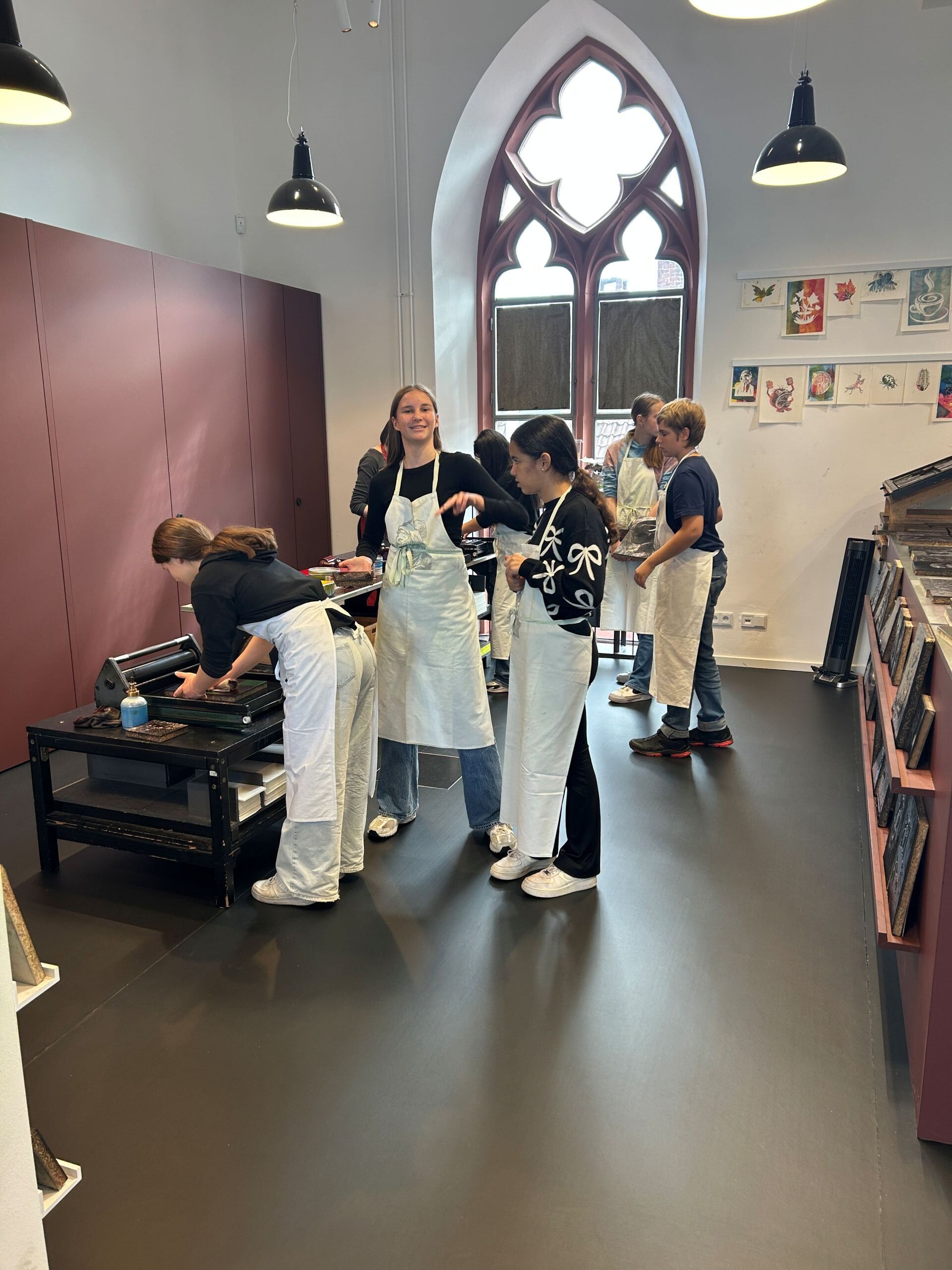 Foto: Klasse 9A im Gutenbergmuseum