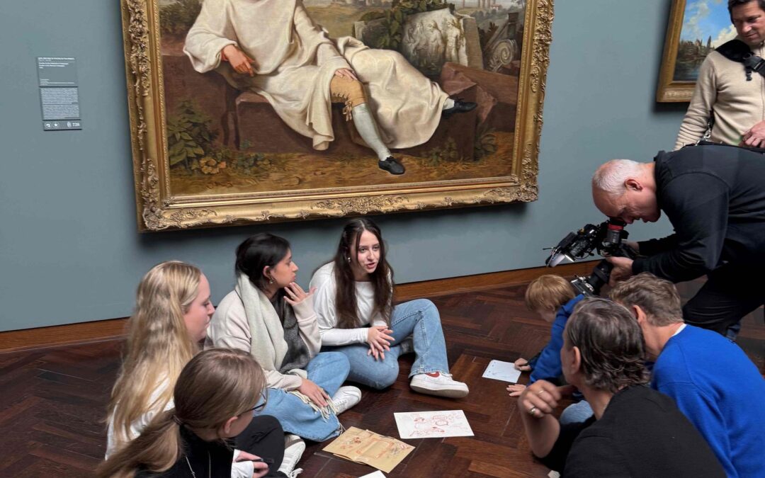 Foto: Der Kunst-Leistungskurs der Q2 im Städel