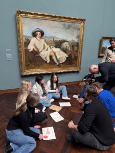 Foto: Der Kunst-Leistungskurs der Q2 im Städel